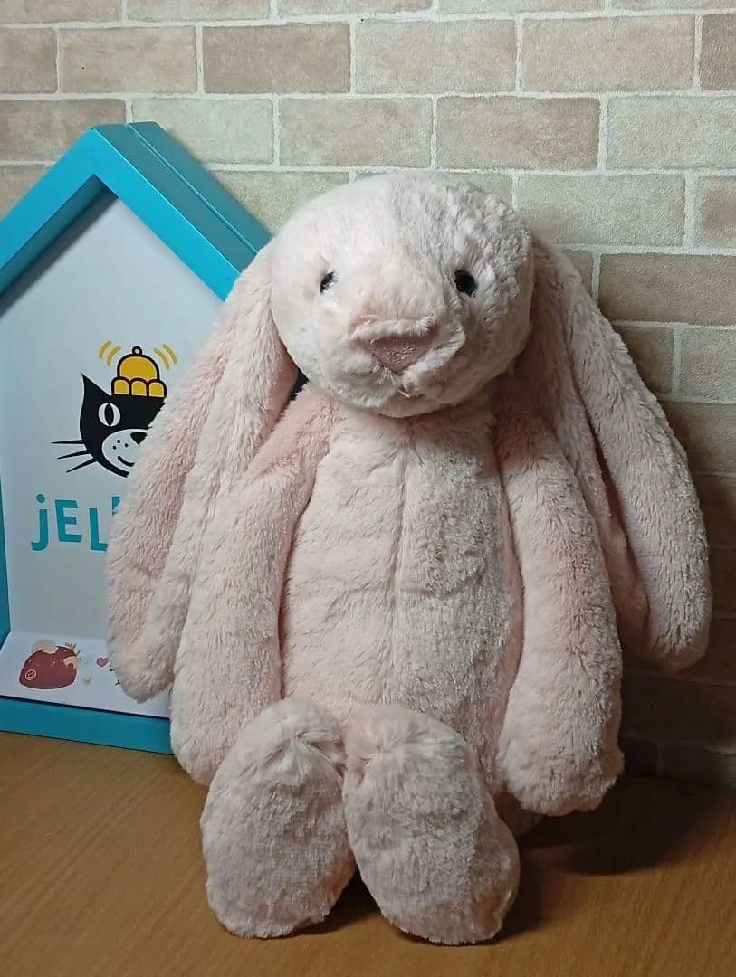  blush pink Bunny うさぎ Ｌ ラージぬいぐるみ