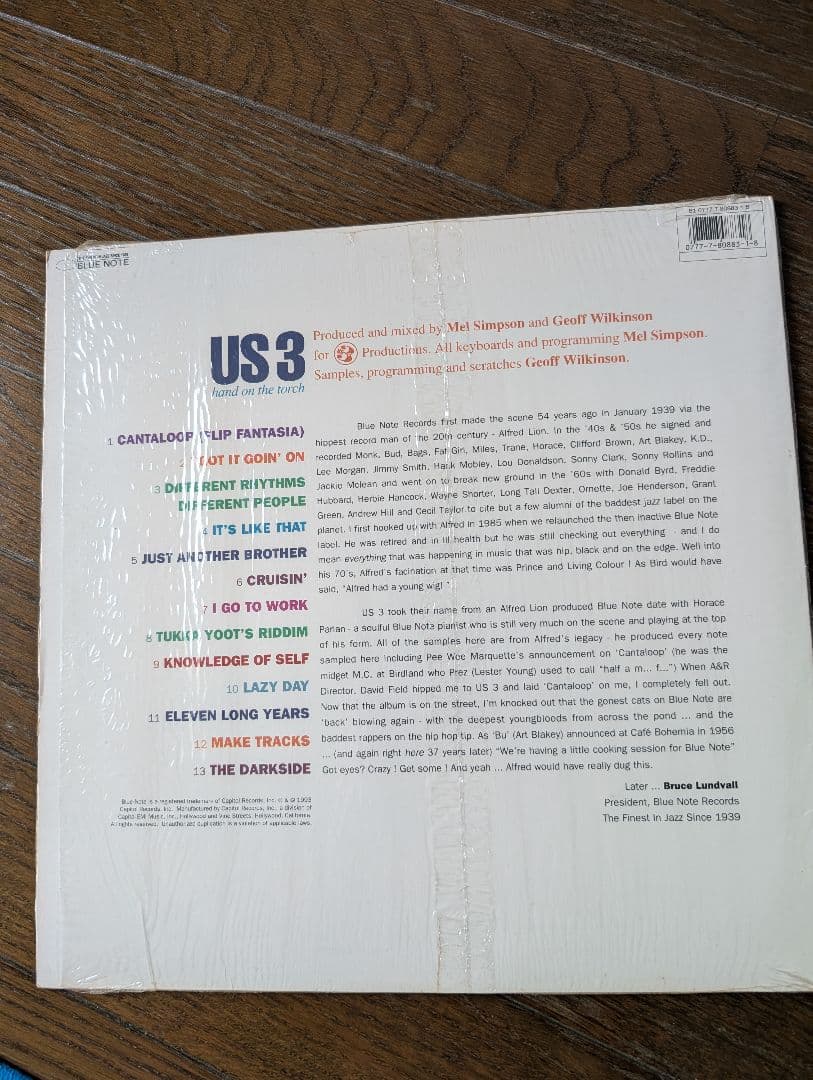 US3 hand on the torch デビューアルバム