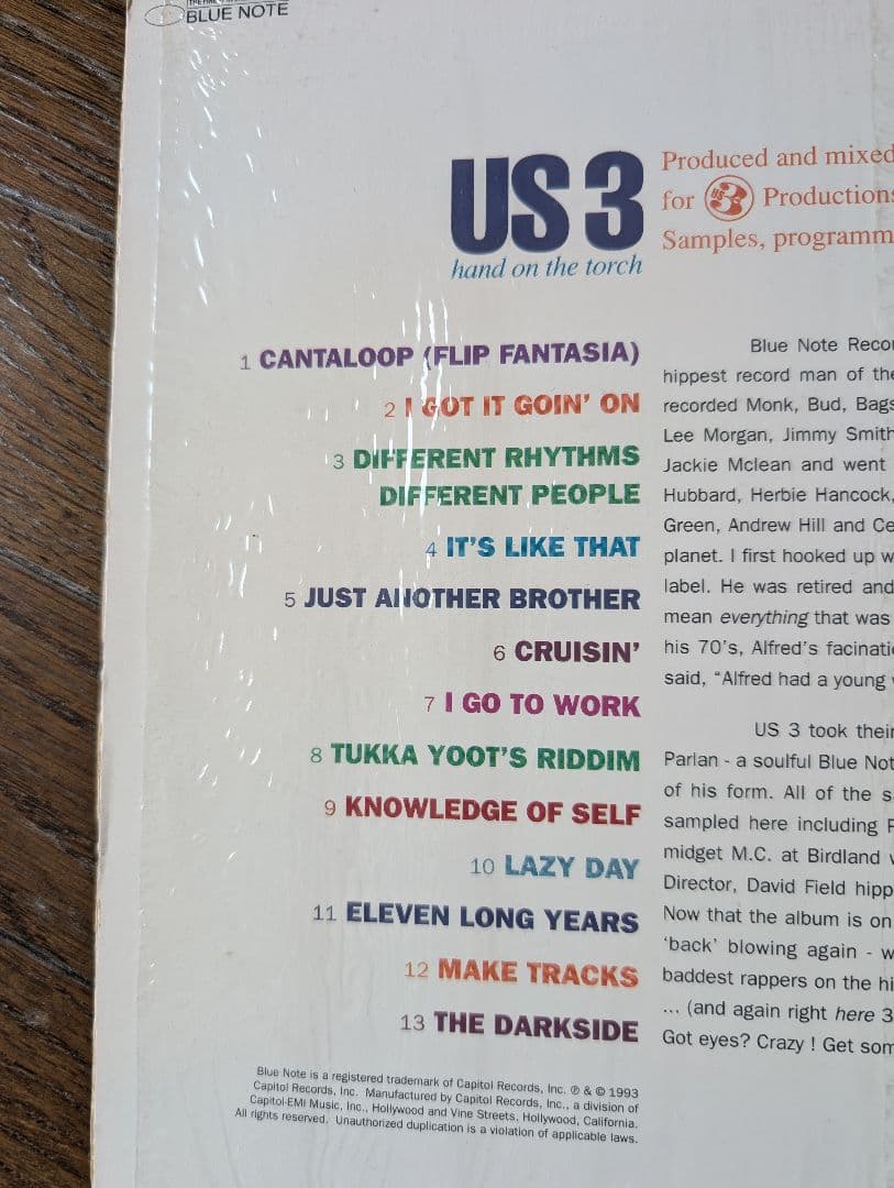 US3 hand on the torch デビューアルバム