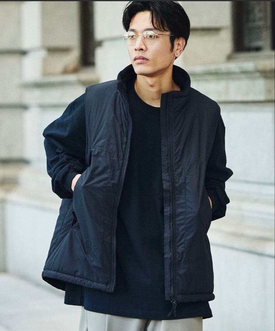 トップス FREAK'S STORE HIGH LOFT VEST PRIMALOFT