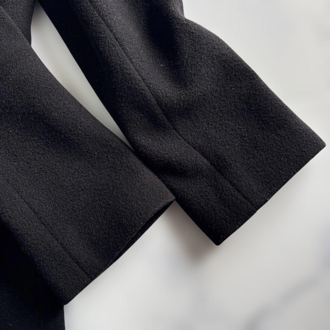 ✨美品✨ LANVIN en Bleu ランバンオンブルー　 ロングコート黒