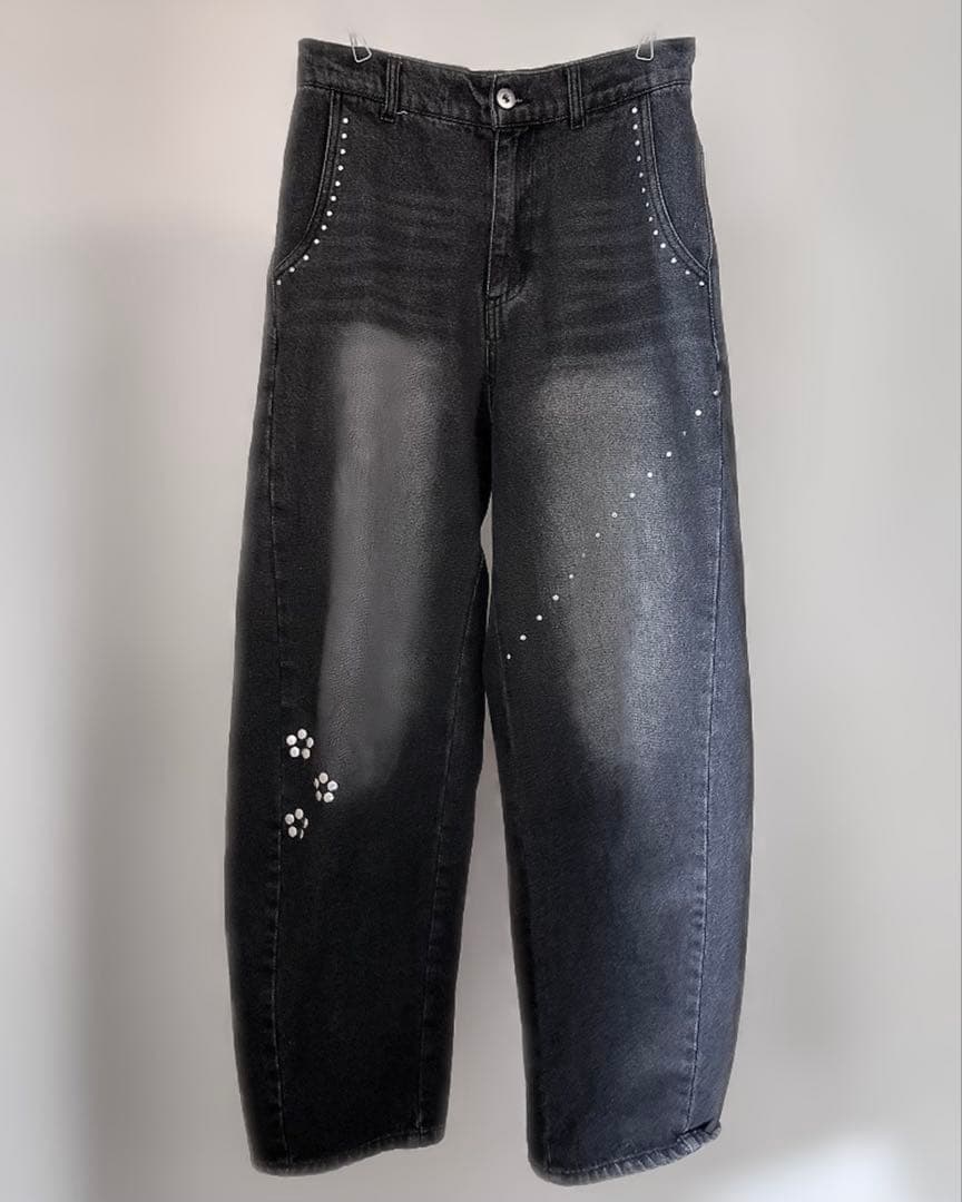Smyeon Studs vintage denim pants デニム　S