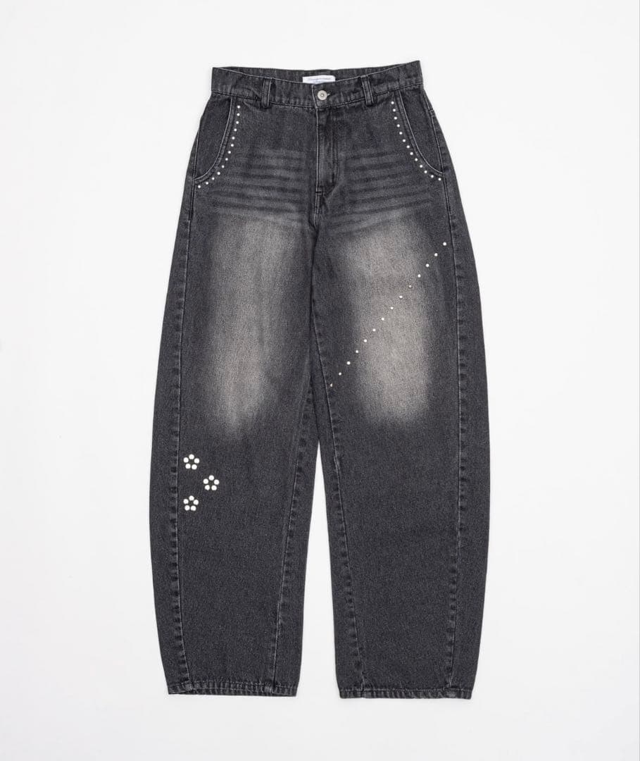 Smyeon Studs vintage denim pants デニム　S