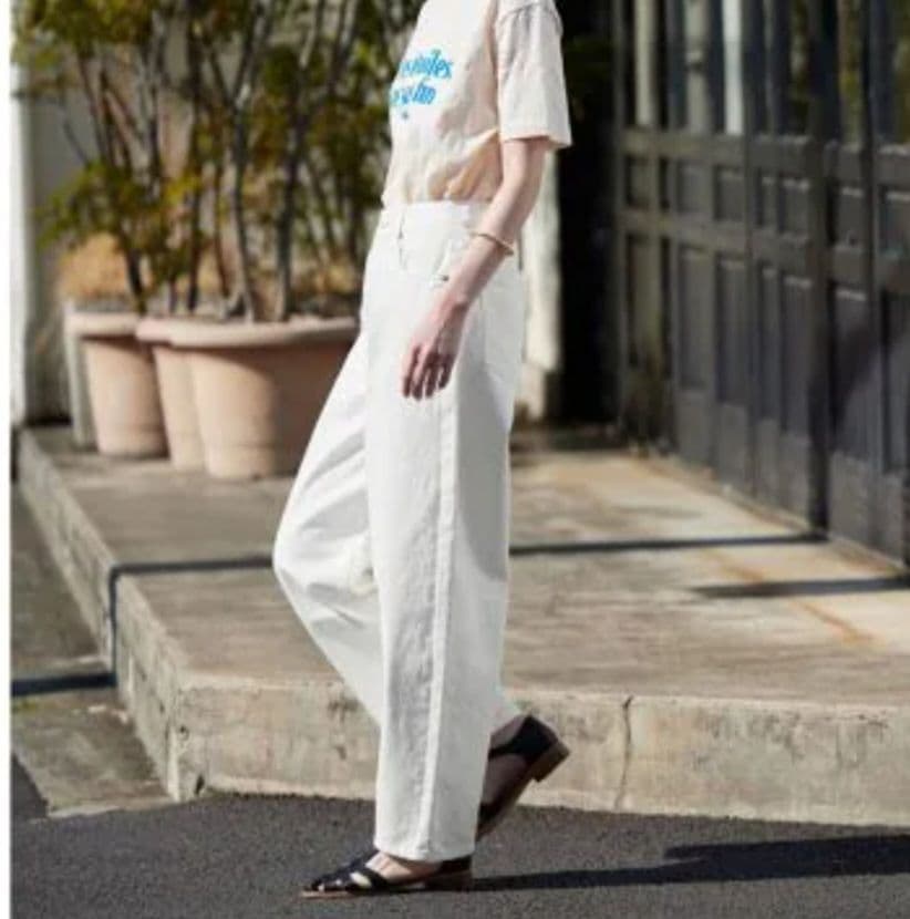 24ss完売品✨ コクーンシルエットデニム スローブイエナ 36 ワイドパンツ