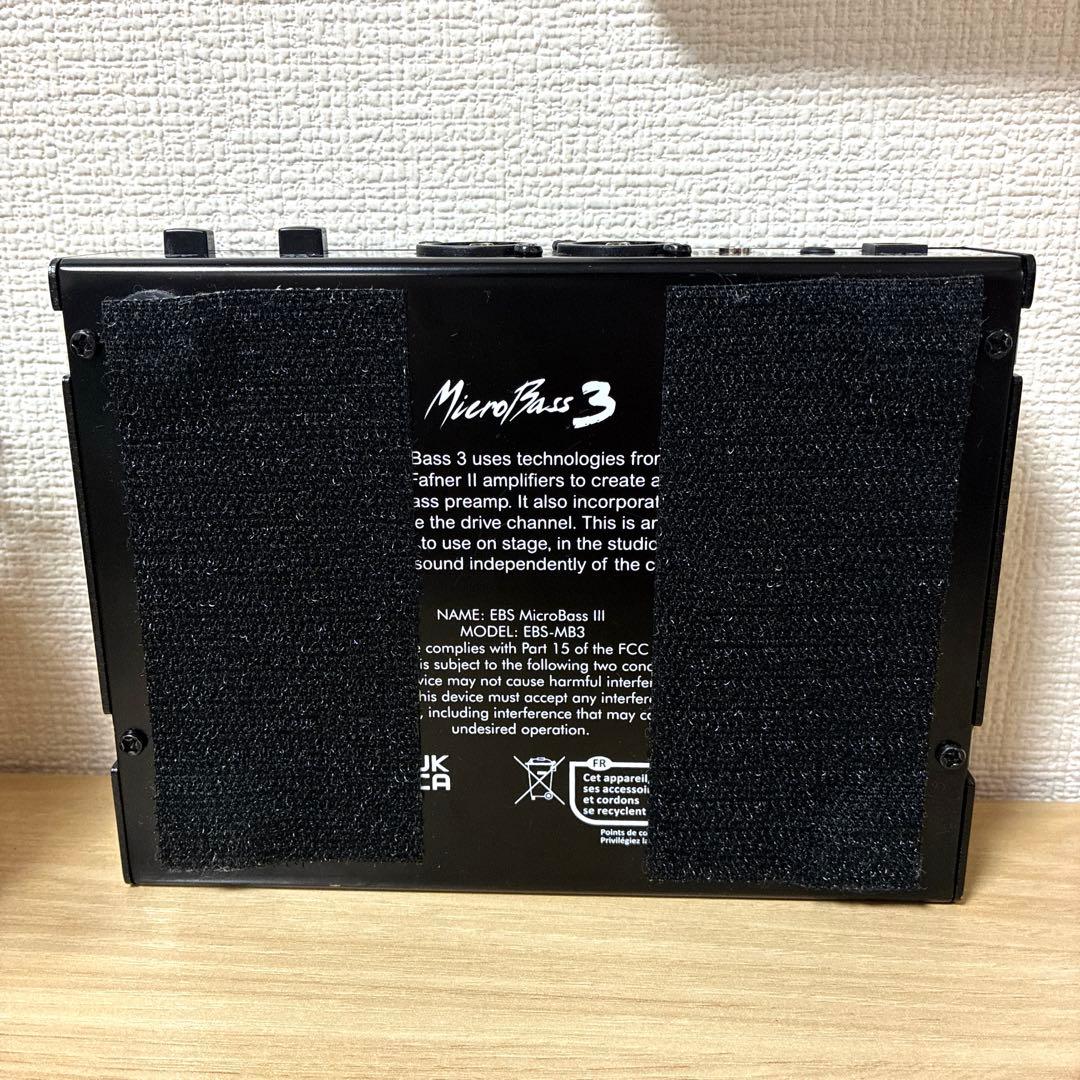 EBS MicroBass3 ベース用プリアンプ