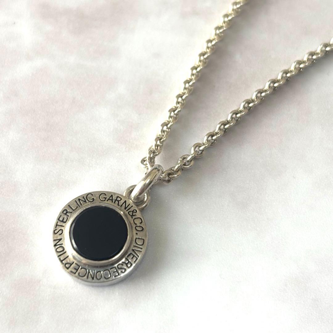 GARNI ガルニ サークル ペンダント 52cm ネックレス SILVER