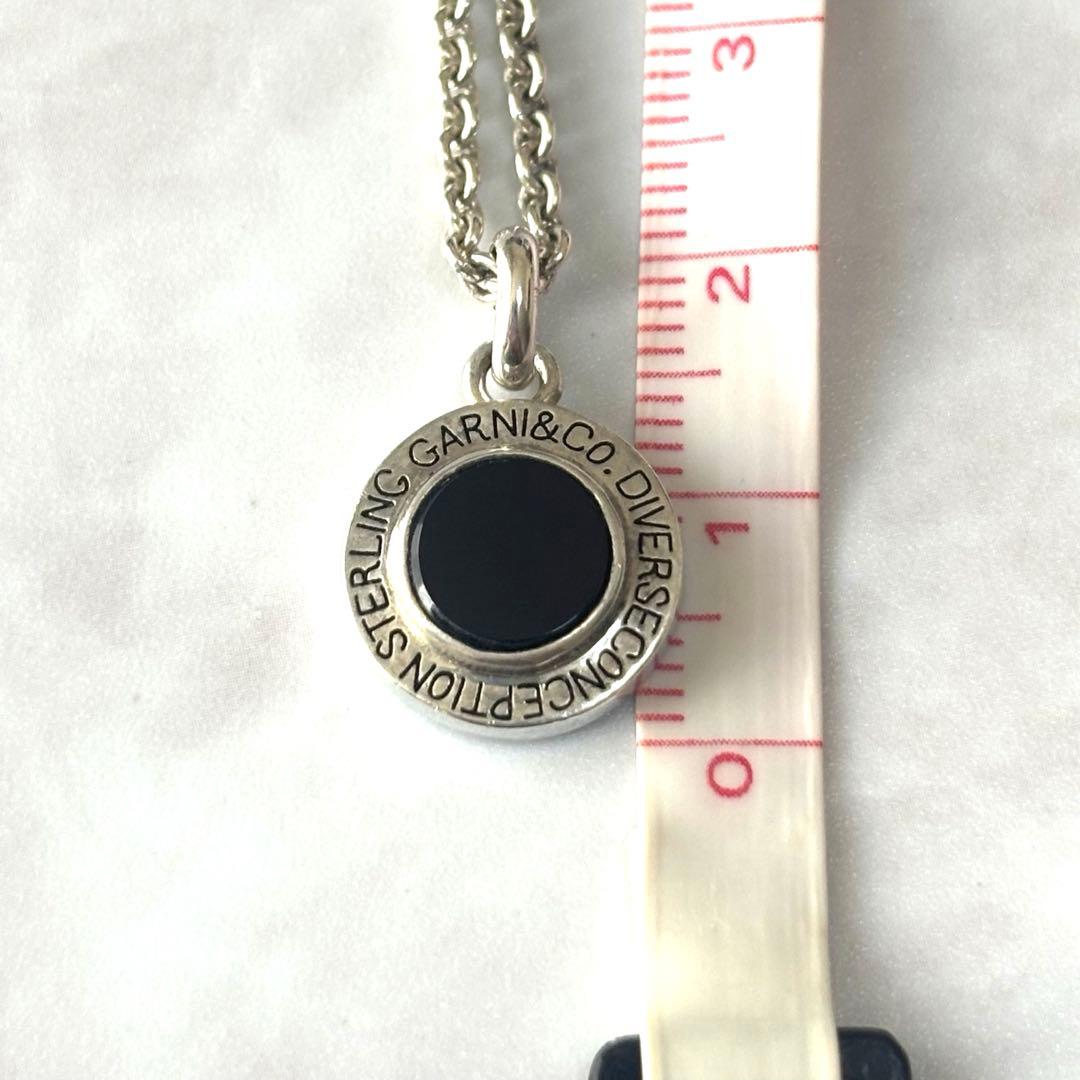 GARNI ガルニ サークル ペンダント 52cm ネックレス SILVER