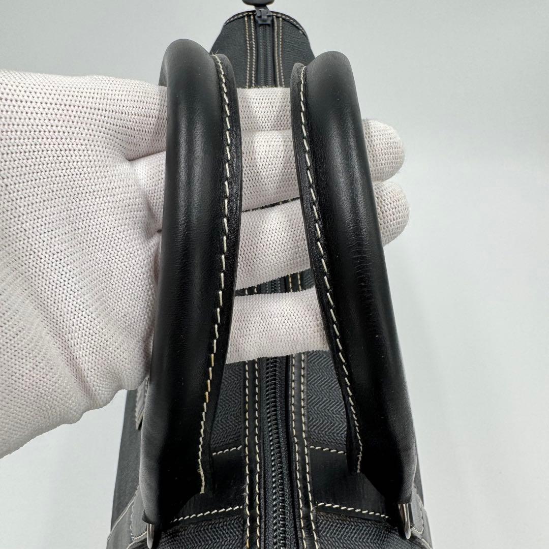 ダンヒル PVC レザー 大型トートバッグ ボストンバッグ