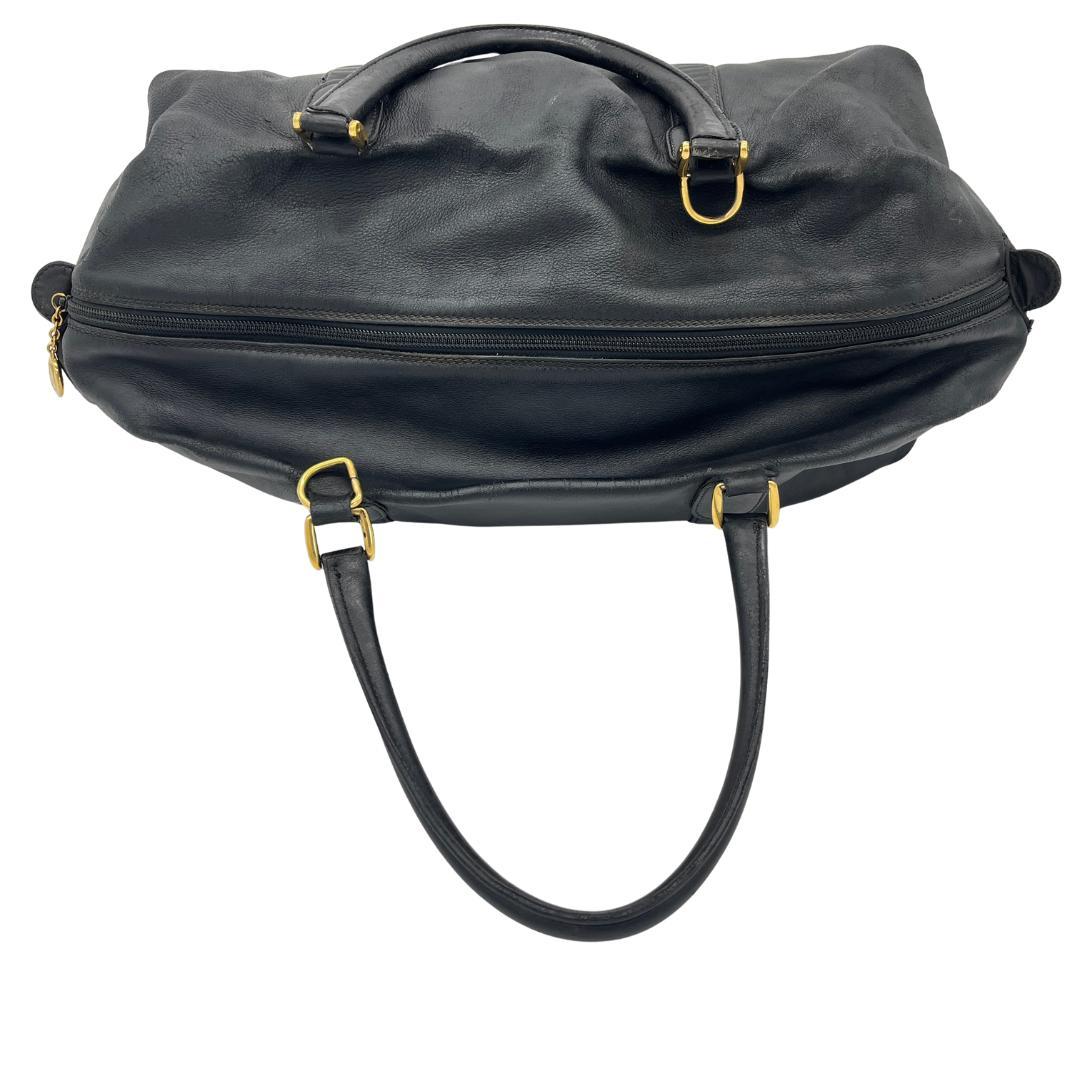 GUCCI グッチ オールドグッチ レザー ボストンバッグ 黒