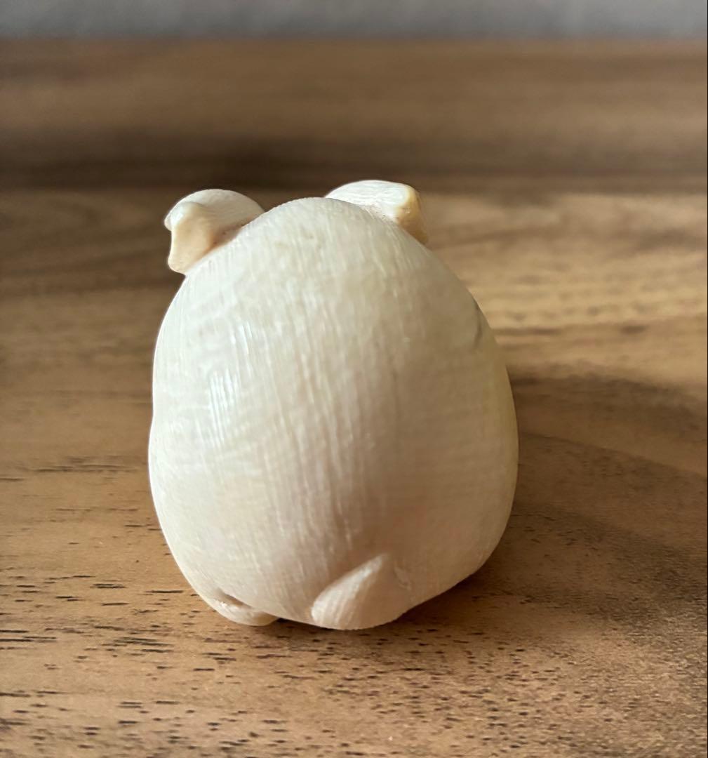 ウサギ　根付け