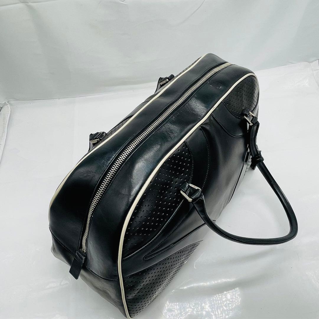 PRADA プラダ ハンドバッグ ボーリングボストンバッグ ブラック レザー