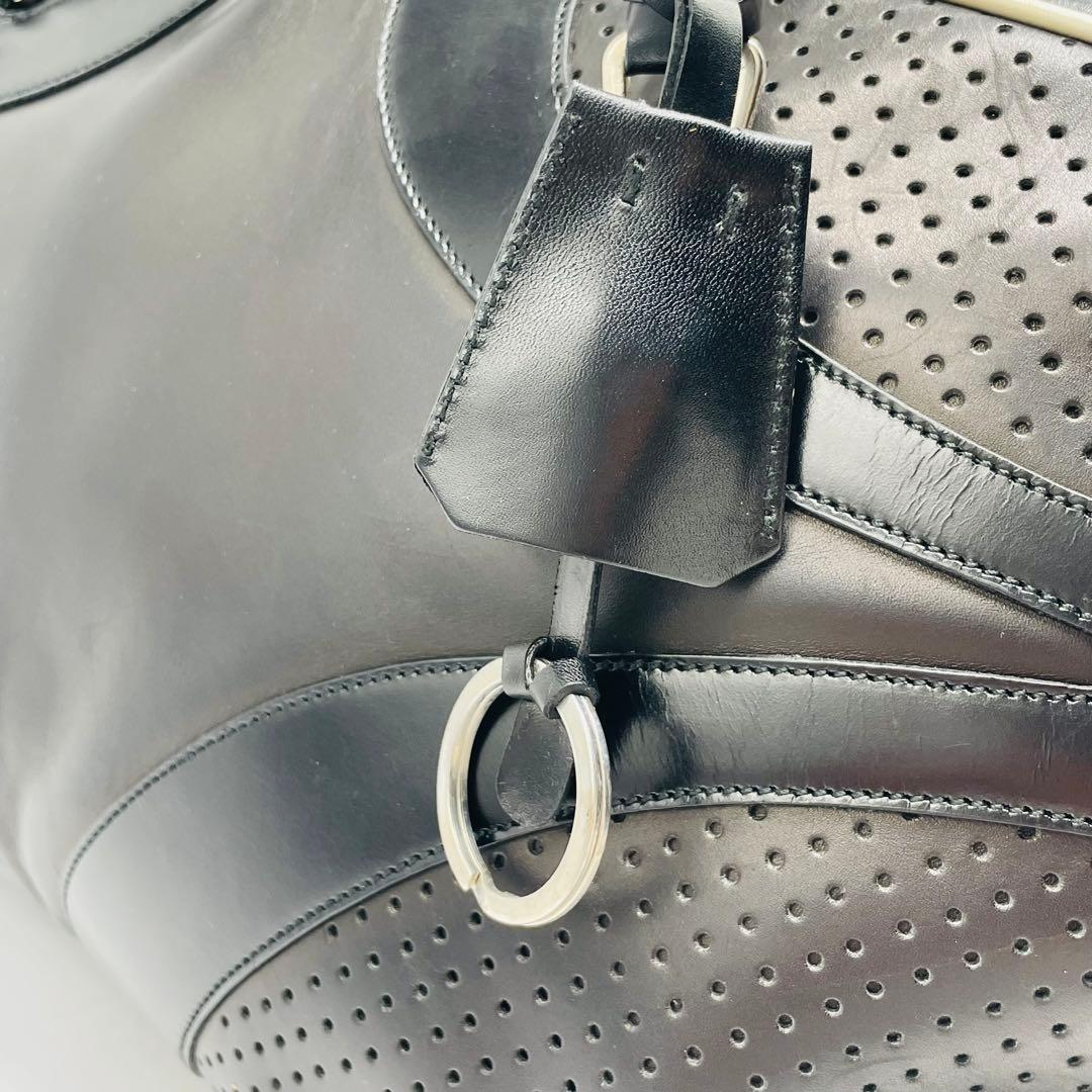 PRADA プラダ ハンドバッグ ボーリングボストンバッグ ブラック レザー