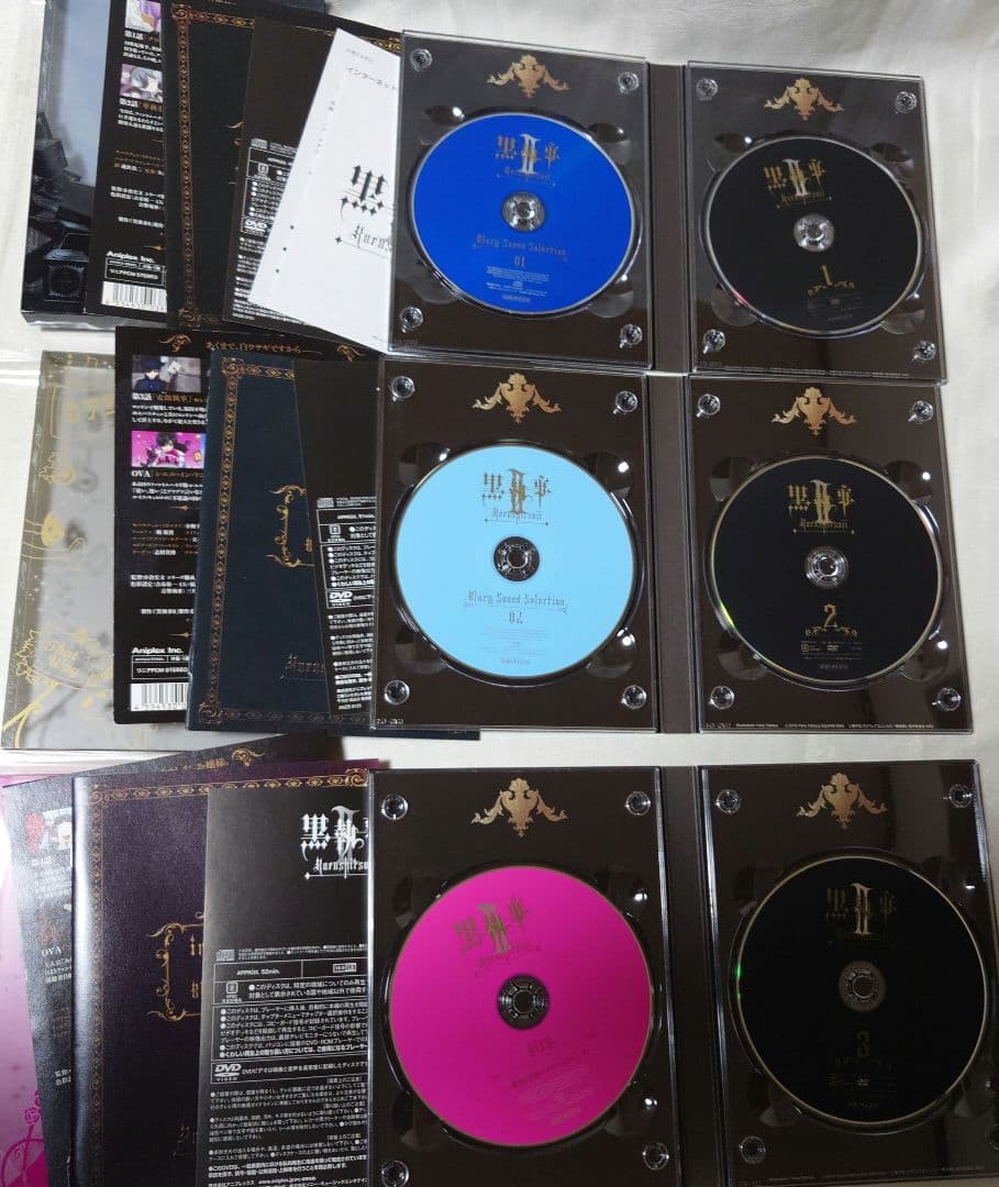 黒執事　DVD　1期2期　全18巻セット