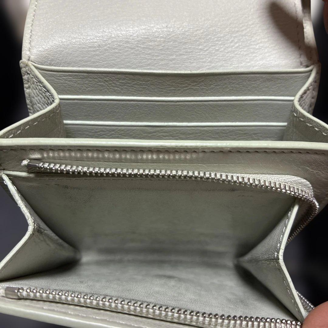 LOEWE ライトグリーン 三つ折り財布