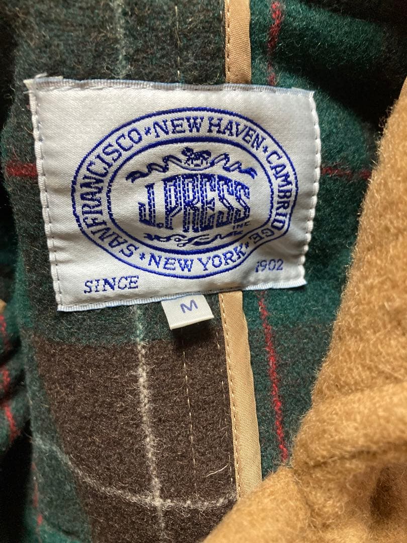 【美品】J.PRESS キャメル ダッフルコート