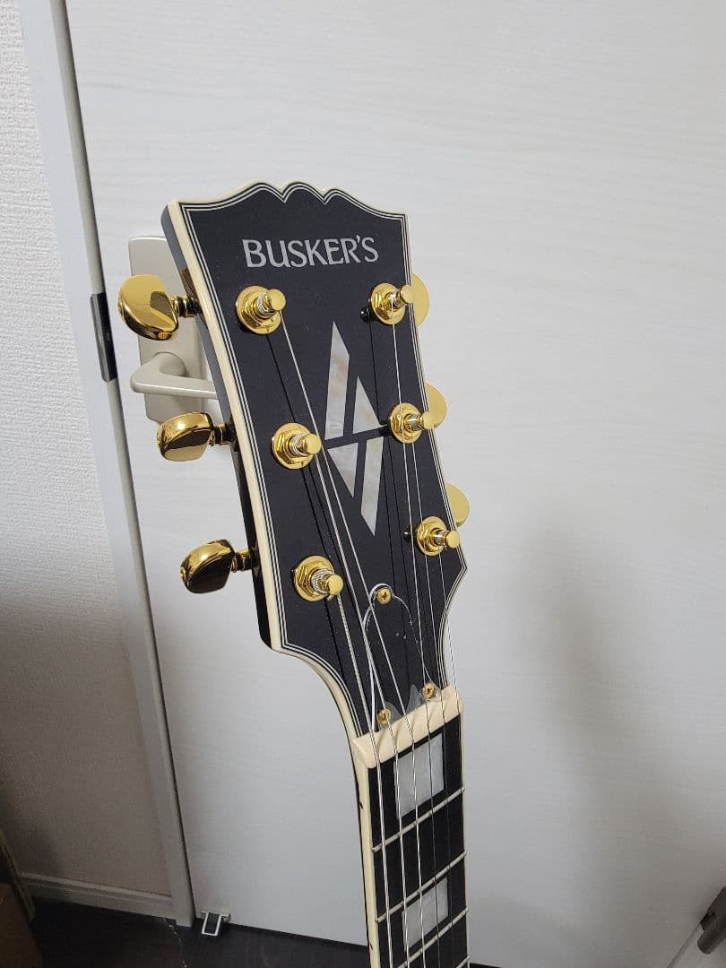 BUSKER'S エレキギター ブラック ほぼ未使用 保証書付