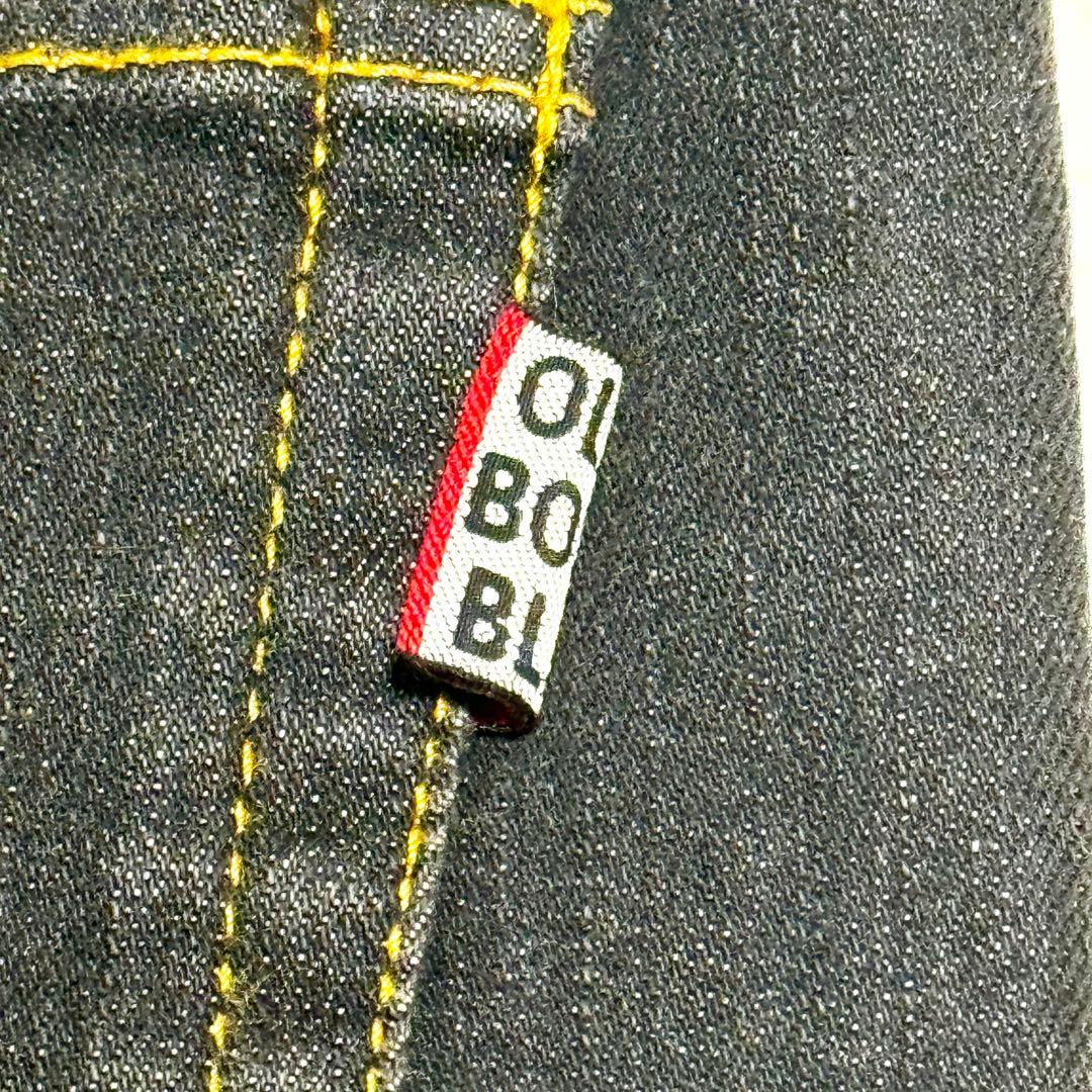 美品 アルベロベロ デニムパンツ ぶたさん　刺繍ラメプリント オレボレブラ