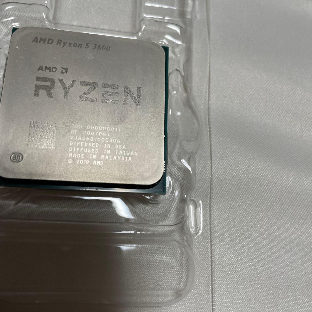 AMD Ryzen 5 3600 動作良好　CPU