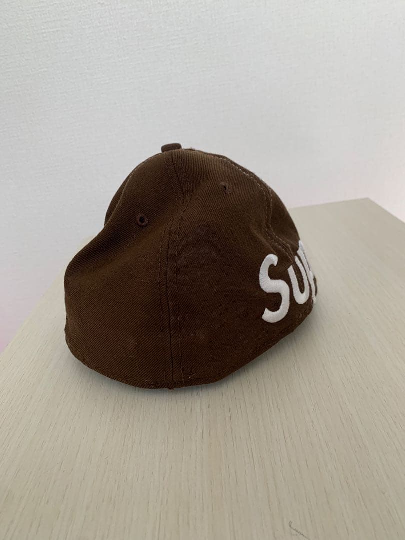 帽子 Supreme side logo newera cap