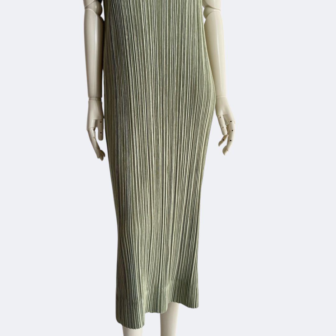 PLEATS PLEASE プリーツプリーズ プリーツワンピース グリーン