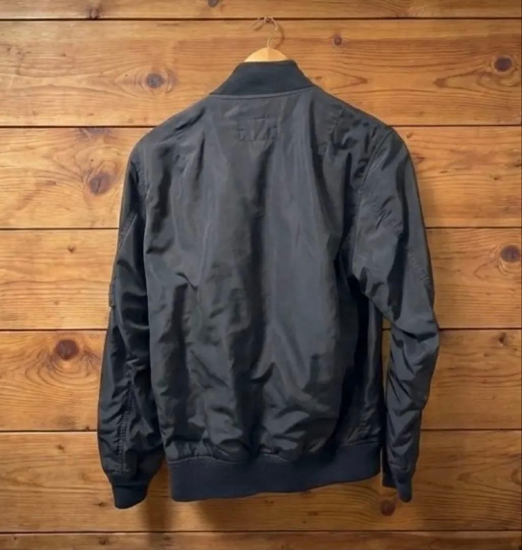 【ALPHA INDUSTRIES MA-1 フライトジャケット L ブラック】