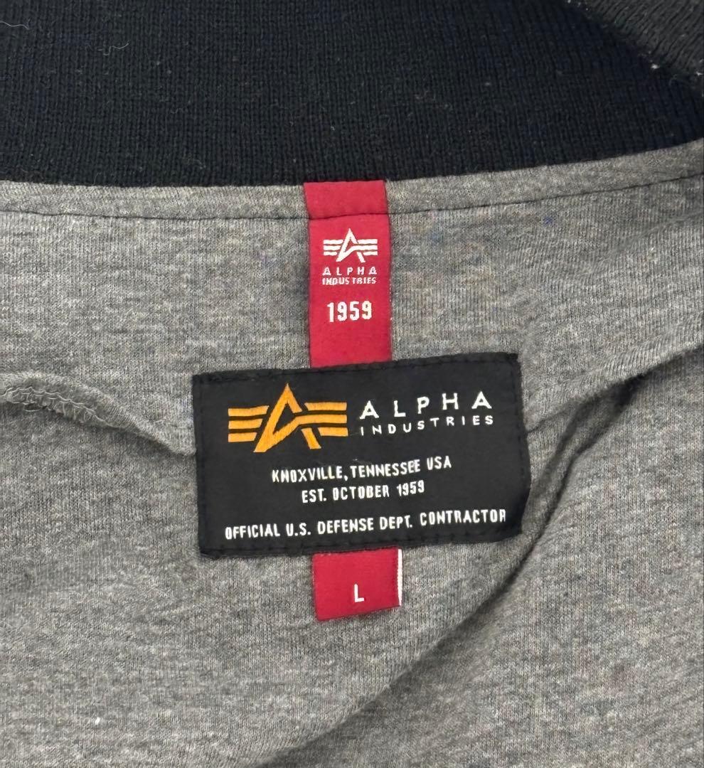 【ALPHA INDUSTRIES MA-1 フライトジャケット L ブラック】