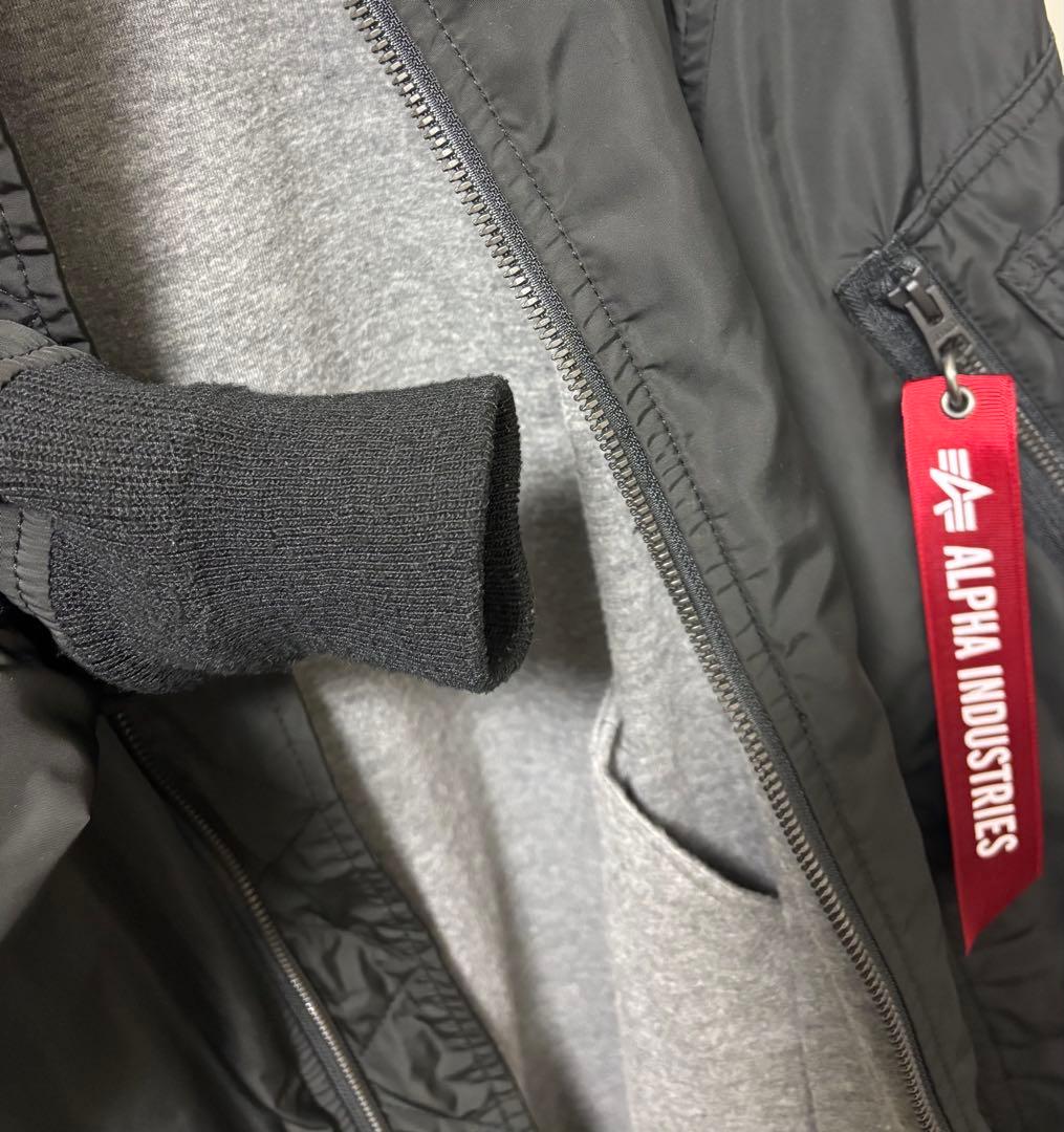 【ALPHA INDUSTRIES MA-1 フライトジャケット L ブラック】