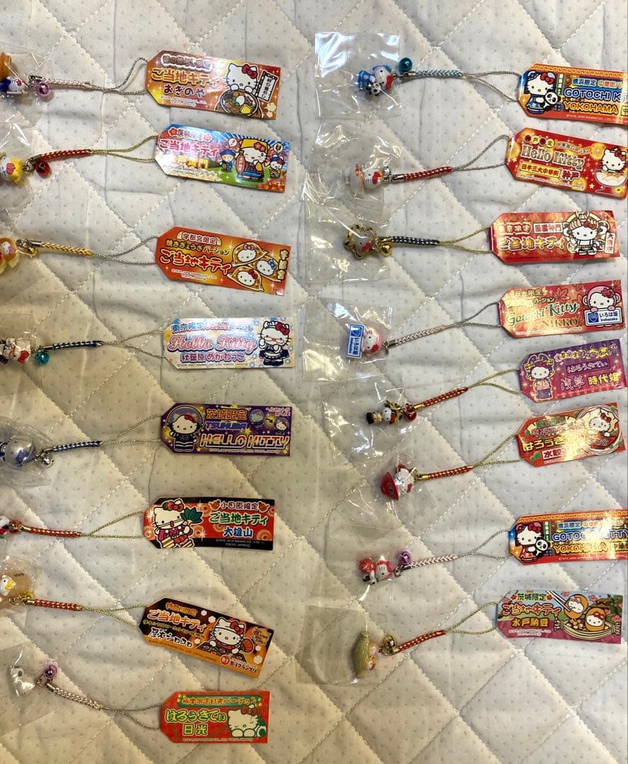 ハローキティ　ご当地　根付け　ストラップ ⭐︎２４５個⭐︎まとめ売り