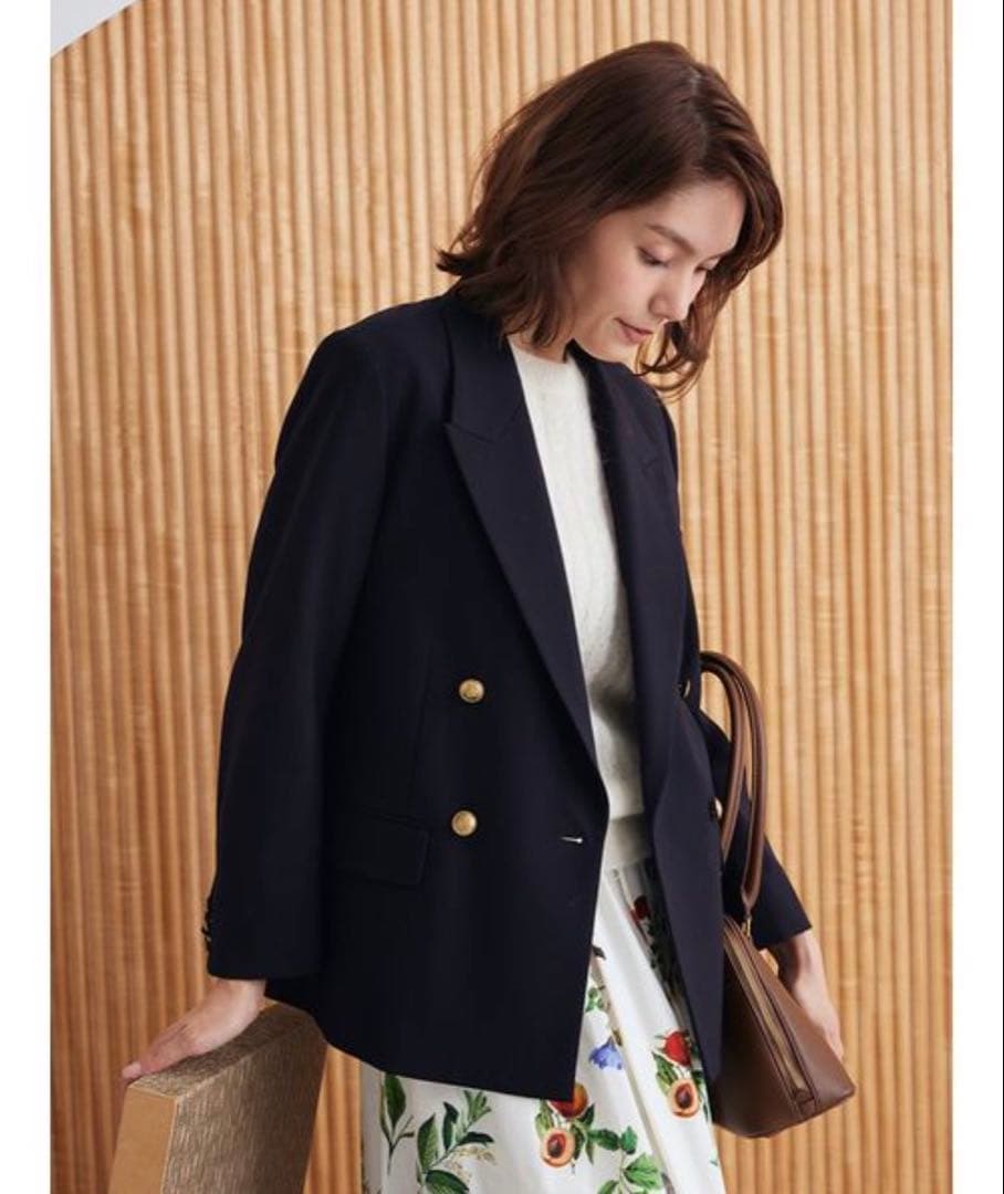 【新品未使用】MilaOwen 金釦ダブルブレストブレザー