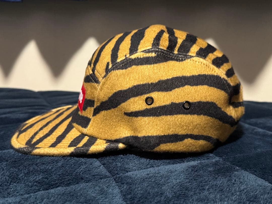 帽子 Supreme 19ss Wool Camp Cap Tiger Stripe