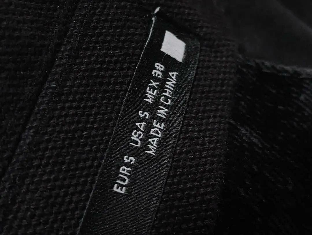 極稀少!! ZARA ベルベットデニム地 ファイヤーマンジャケット S 黒