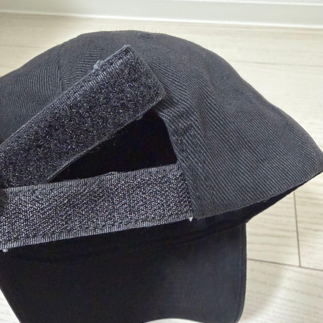 ✨極美品✨BALENCIAGA　キャップ　L58 　新ロゴ　マジックテープ　黒