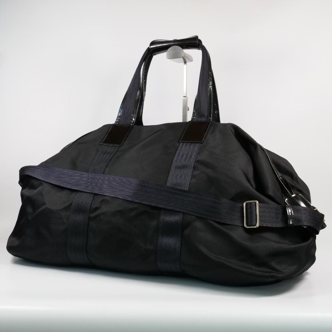 極美品✨GUCCI グッチ ボストンバッグ 2way ナイロン ブラック 大容量