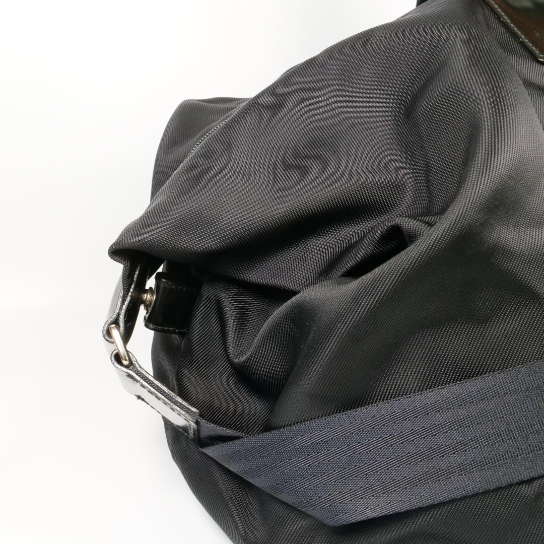 極美品✨GUCCI グッチ ボストンバッグ 2way ナイロン ブラック 大容量