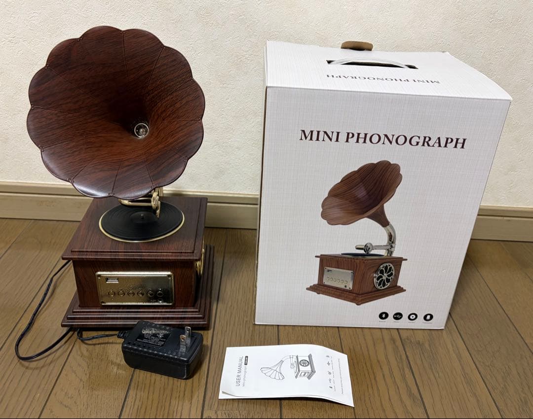 HOFEINZ 蓄音機 Bluetooth USB レトロ アンティーク