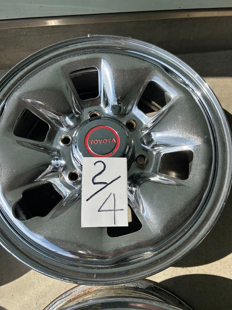 その①NI さま専用 TOYOTA 15インチ クロームホイール 4個セット