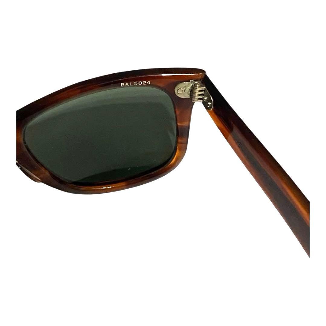希少B&L RAYBAN USA 5024ウェイファーラーサングラス ブラウン