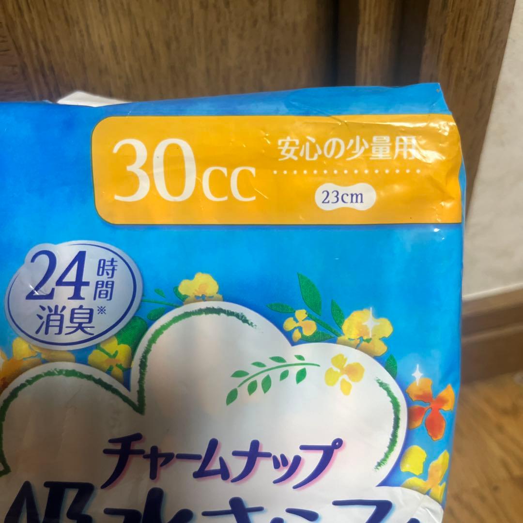 【30cc】チャームナップ 吸水さらフィ 昼用ナプキンサイズ 22枚×19袋