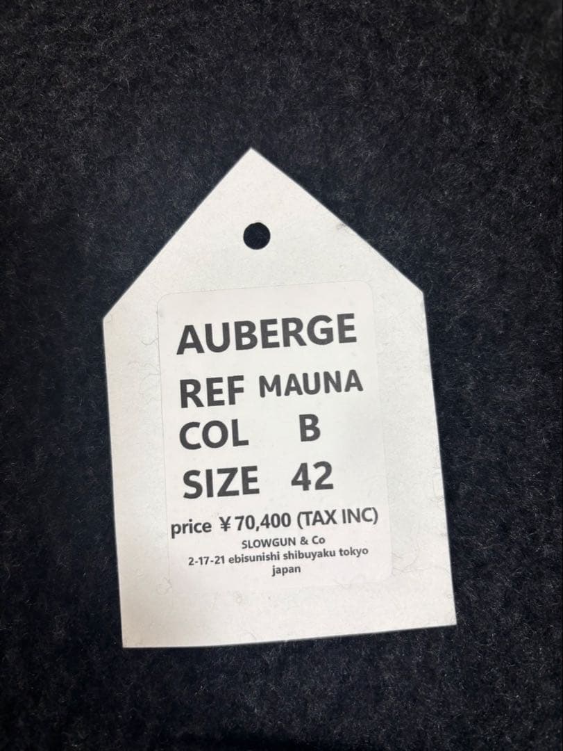 AUBERGE (オーベルジュ) 24AW \"MAUNA\" -Charcoal-