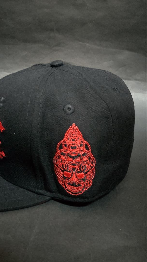 NEWERA LAエンジェルスデビルズクロスカスタムキャップブラック1/2