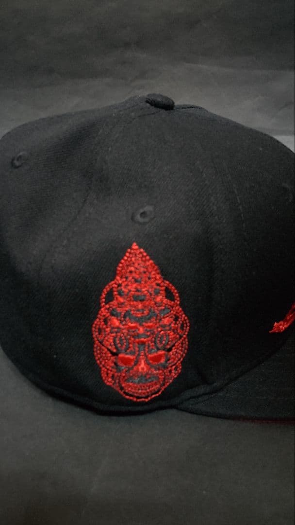 NEWERA LAエンジェルスデビルズクロスカスタムキャップブラック1/2