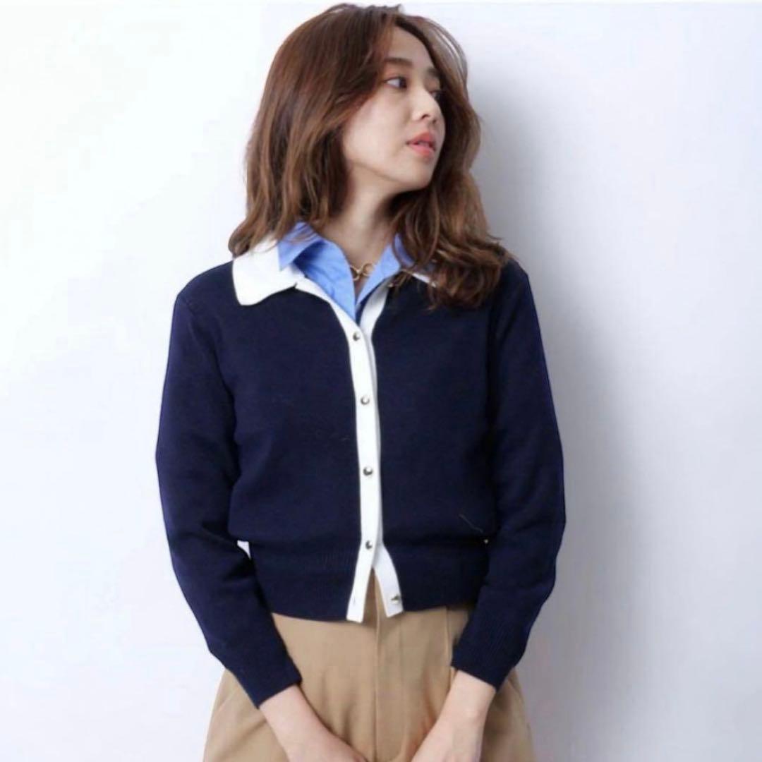 【出品再開！】JUSGLITTY 衿付カーディガン＊美品