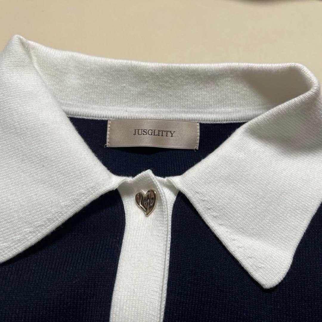 【出品再開！】JUSGLITTY 衿付カーディガン＊美品