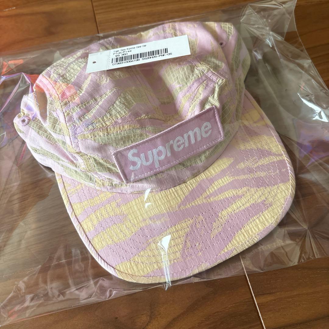 帽子 supreme Tiger Camo Ripstop Camp Cap