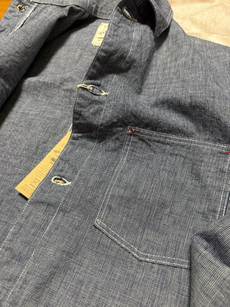 新品試着のみ ウエアハウス ピンチェック カバーオール WAREHOUSE