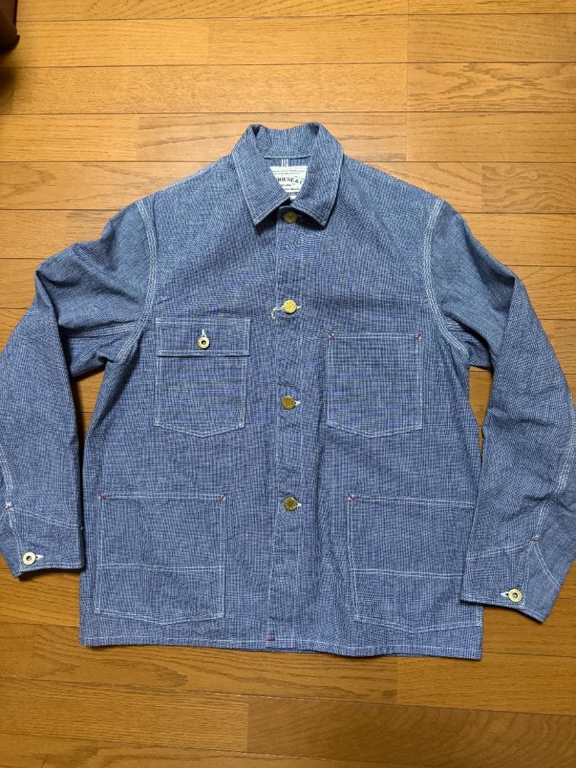新品試着のみ ウエアハウス ピンチェック カバーオール WAREHOUSE