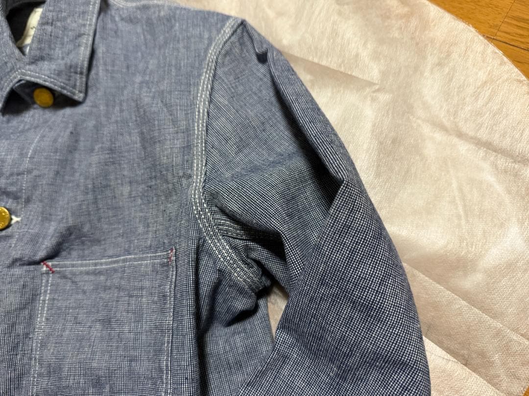 新品試着のみ ウエアハウス ピンチェック カバーオール WAREHOUSE