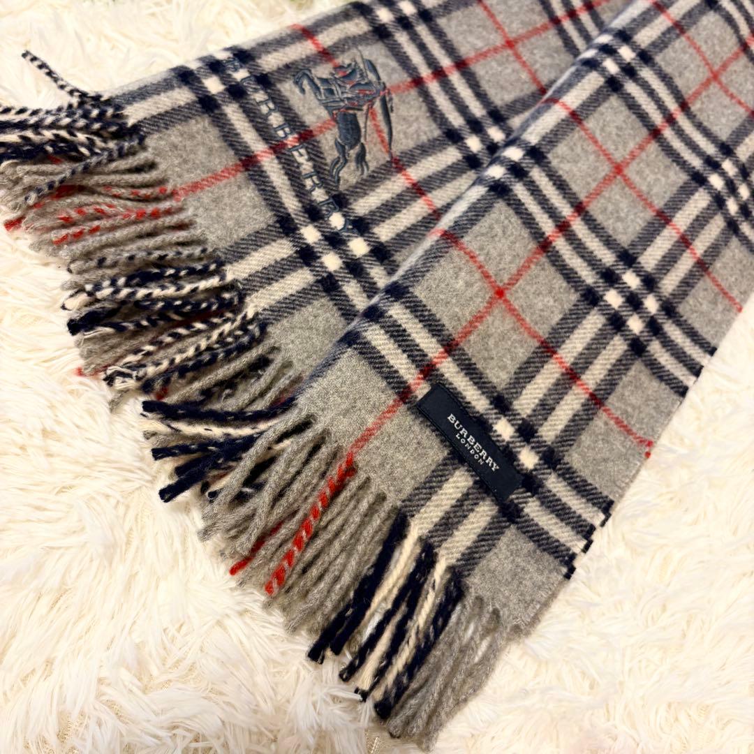 【美品✨】BURBERRY LONDON ひざ掛け ブラウンケット ノバチェック