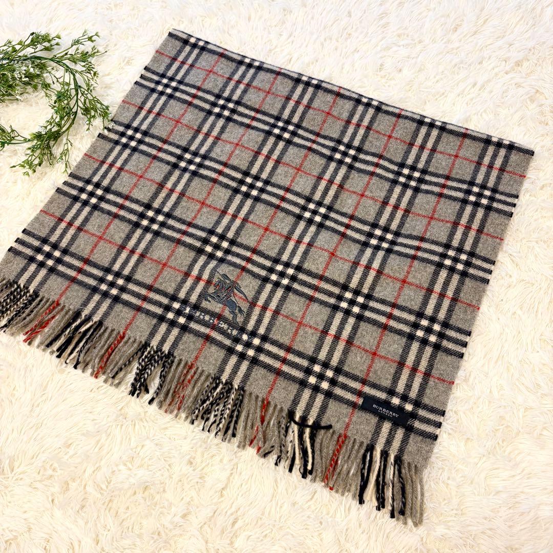 【美品✨】BURBERRY LONDON ひざ掛け ブラウンケット ノバチェック