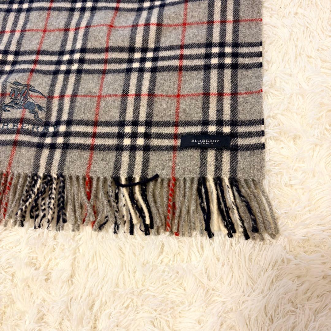 【美品✨】BURBERRY LONDON ひざ掛け ブラウンケット ノバチェック